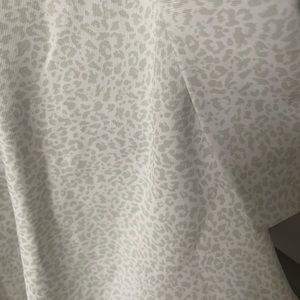 Leopard print golf shirt